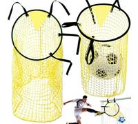 WiDream 2 Pezzi Rete da Porta da C-alcio, Accessori per Porte da C-alcio in Tessuto Nylon, Bersaglio da Calcio per Precisione di Tiro, Rete per Porte da Calcio facile da Montare