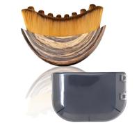 WiDream Spazzola Linfatica Viso, Pennello Massaggio Contorno Viso, Lymphatic Face Brush Soft Dry Brushing Beauty Tool Jawline, Spazzola Asciutta Linfatica per Contorno Viso e Collo