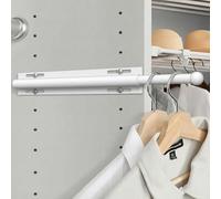 Widyana Asta regolabile per armadio, estensibile e salvaspazio, per stirare e vestiti il giorno successivo (40,6 cm, bianco)