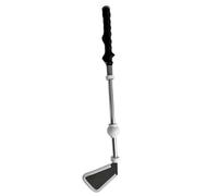 Widybord 1 Club Di Allenamento Swing Golf. Asta di allineamento per riscaldamento e allenamento a golf. In gomma nera e acciaio inossidabile solido per una pugna da golf resistente.