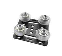 Widybord 1 pezzo 2020 - Puleggia di profilo in alluminio scanalato a V metallo + accessori per stampante 3D piastra di costruzione di montaggio a V