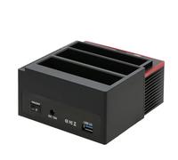 Widybord 1 PZ Dock HDD Doppio Alloggiamento Tutto in Uno Multifunzionale 2,5/3,5 Pollici IDE&SATA Base Hard Disk in Plastica Stazione HDD USB 3.0 Spina EU