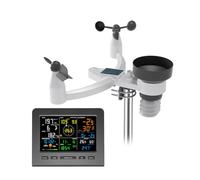 Widybord 1 Set Di Display A Colori 7-In-1 Sensore Esterno Previsione Temperatura Umidità Piviometro Vento Plastica Presa Ue