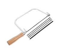 Widybord 1 set di sega da incidere, utensili a mano, mini sega a mano, tagliafrette per la lavorazione del legno, manico in legno, sega a tirare manuale facile da usare