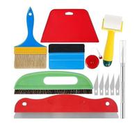 Widybord 1 Set di Strumenti per Carta Da Parati, Kit di Incollaggio Carta Da Parati per Applicazioni di Carta Contatto in Vinile