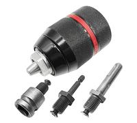 Widybord 1 set mandrino autoserrante per trapano 1/2-20UNF montaggio 1,5-13 mm in metallo con adattatore per chiave SDS-Plus da 1/2 pollici