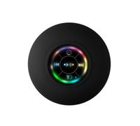 Widybord 1 Set Mini Altoparlante Bluetooth RGB Luce Bluetooth Ventosa Altoparlante Portatile Nero