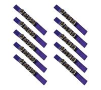 Widybord 10 campanelle viola Orff, multi-sfaccettate per lo sviluppo delle abilità, strumento per prestazioni di danza, facile da installare e facile da usare