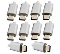 Widybord 10 Pezzi 12 V PD/QC Modulo di Ricarica con Cover PD 2 3.0 DC Trigger USB Type-C Maschio QC4 Connettore di Ricarica Bianco Facile da Usare