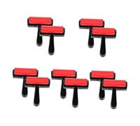 Widybord 10 Pezzi Rullo Mini Strumento Strumento Mano Rullo Di Stampa Applicatore di Gomma Duro Fai Da Te Processo Spazzola Mano Rullo di Gomma