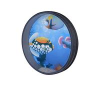 Widybord 10 Pollici Tamburo Educativo Tamburo A Mano Tamburo Percussione Legno, Strumento Percussione