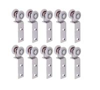 Widybord 10 pulegge per cuscinetti in metallo con due ruote in plastica per porte scorrevoli, finestre, armadi