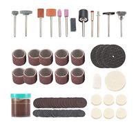 Widybord 105Pcs Elettrico Mini Drill Bit Kit Abrasivo Rotary Tool Accessori Set per la Rettifica Levigatura Lucidatura Taglio