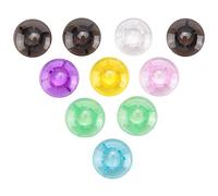 Widybord 10Pcs Effetto Del Pedale Della Chitarra Pedale Del Chiodo Cap Amplificatori di Colore Interruttore A Pedale Chitarra Manopole Protector