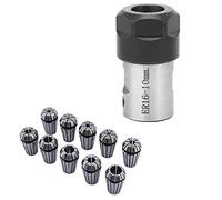 Widybord 10PCS Molla Collet ER16 Mandrino Mandrino Albero Motore di Estensione Mandrino Collet Tornio Strumenti Titolare Interno 10MM