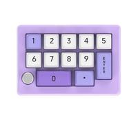 Widybord 13 Macro Programmabile Hot Swappable Interruttore Meccanico 7 Colori RGB Light Gaming Mini Tastiera Meccanica Viola