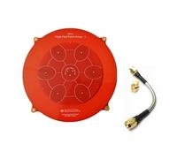 Widybord 150 mm Triple Feed Patch 5,8 GHz 14DBi Pagoda Array FPV Antenna Trasmettitore di Immagini Antenna a Pannello Piatto per Drone FPV Rosso Facile da Usare