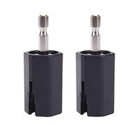 Widybord 2 pezzi Avvolgicorde Tuning Peg Estrattore Sostituire Trapano Elettrico per Chitarra Basso Kit di Strumenti