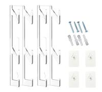 Widybord 2 Pezzi di Supporto A Due Piani Universali per Controller di Gioco e Supporto per Cuffie, Kit di Supporto per Controller e Supporto per Cuffie Trasparente.