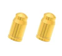 Widybord 2 Pezzi Series Titanium VéLo Schrader Tappo Valvola Leggero VeLo Pneumatico Conversione Pneumatico Gas Dust Cover VeLo All Terreno Bicicletta Valvola Adattatore Oro