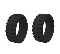 Widybord 2 pz Popolare per le Donne Silicone Cool Anelli Rettangolo Silicone Wedding Ring 9,0 mm 10