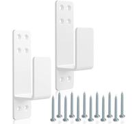Widybord 2 x 4 staffe per barricate per porte, resistenti, aggiornate staffe di supporto per barra di sicurezza domestica, per legname 2 x 4, ricambio