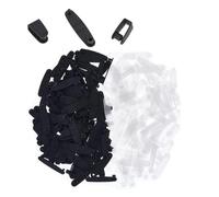 Widybord 200 pz clip portachiavi in plastica connettore portachiavi linguetta a pressione 1,4 pollici clip di cinghia badge connettore portachiavi facile da installare facile da usare