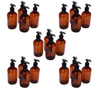 Widybord 20Pz Flacone da 500 Ml Pompa Trucco Bagno Liquido Bottiglia di Shampoo Dispenser da Viaggio Contenitore per Gel Doccia Un Sapone