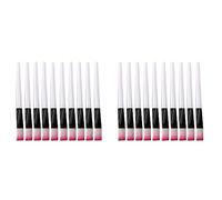 Widybord 20Pz Rosa Pennello Barra Bianca per il Viso la Cura Della Pelle Trucco Strumenti