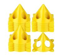 Widybord 24 Pezzi Supporto Piramide Pittore Mini Treppiede di Pittura Pannelli di Barriera di Barriera Antivento per la Pulizia delle Vernici Facile da installare e Utilizzare