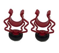 Widybord 2PCS Universale Microfono Ondulato Shock Mount Adattatore Plastica Microfono Staffa di Ricambio per By-mm1