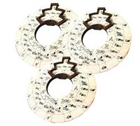 Widybord 3 PCS Circle of Fifths Wheel Guitar Learning Tool Circle Ruota di legno Strumento Melodia di Legno