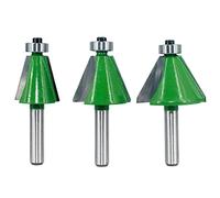 Widybord 3 Pezzi 15 Gradi 22,5 Gradi 30 Gradi Coltello Smustato Coltello Smustato Set di Frese per Legno