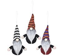 Widybord 3 pezzi di serrie per tutti i santi decorazione incandescente Bambola di Ognissanti con gnomi leggeri ciondolo bambola senza ciondolo per la decorazione della festa
