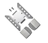 Widybord 3 Pezzi Metallo in Acciaio Inox Telaio Armatura Assale Protezione Set di Piastre Protezione per Axial SCX6 1/6 Pezzi Aggiornamento Auto su Telecomandato