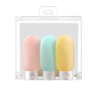 Widybord 3 Pz/Set 100 Ml Colorato Bottiglia Vuoto Turismo Portatile Lozione Gel Bottiglie Ricaricabili Bellezza Viaggi Cosmetici Kit