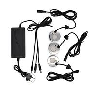 Widybord 3pcs Nebulizzatore Nebulizzatore Umidificatore Ad Ultrasuoni Teste Atomizzazione Acqua Stagno Nebbia Atomizzatore Umidificatore Presa Ue