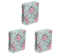 Widybord 3X Astuccio Colorato un 120 Slot con Portamatite un Scomparti per Matite Acquerellabili (Rosa)