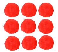Widybord 400 Pezzi Custodia per Microfono Monouso Parabrezza per Studio di Registrazione KTV Rosso