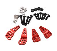 Widybord 4pcs Metal Tower Lift Lower Adjust Stand per 1/10 RC Crawler Axial SCX10 II 90046 90047 Upgrade Parts, A