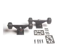 Widybord 5 Pollici Indipendente Ponte Tavola Lunga Ridurre la Scia All'aperto Camion Skateboard Guarnizione Doppio Bilanciere Sport -Nero