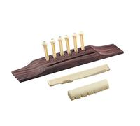 Widybord 6 piroli per ponte//in abalone per chitarra acustica, rosso + rossastro