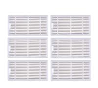 Widybord 6PCS Spugna Filtro Hepa Robot Aspirapolvere Parti per V55 V50 V5 V5S V3 V3S V50 Pro X5 Accessori