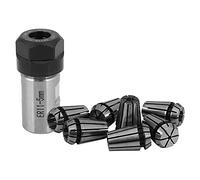 Widybord 7pcs Acciaio ER11 Molla Collet 1/2/3/4/5/6/7mm con 5mm ER11A di Estensione Supporto Albero Motore