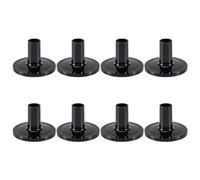 Widybord 8 manicotti per piatti, 8 pezzi, 38 x 26 mm, colore nero, ricambi per batteria, kit da scaffale