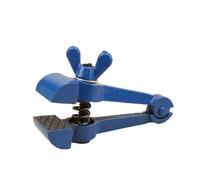 Widybord Accessori per Morsa di Precisione Tipo Mini Morsa Manuale da 50 mm Piccolo Morsetto Fisso Robusto Morsetto Multifunzionale Facile da Usare Blu e Nero