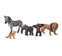 Widybord Animali Modello Figure Set Simulazione Ornamenti Animali Selvatici Riscuola Educativo Animali Foresta Giocattolo per Bambini