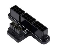 Widybord ATX3.0 12VHPWR 12+4P600W Connettore Servosterzo a 180 Gradi, Testa Girevole Maschio a 3x8 Pin a Serie 40, Tipo A Nero, Installazione Facile
