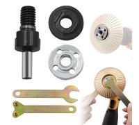 Widybord Bielle Smerigliatrice Angolare Trapano Elettrico Strumento Accessori Smerigliatrice Angolo Trapano per Tagliare Disco Lucidatura e Lucidatura