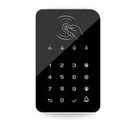 Widybord Blocco Tastiera Touch senza 433 MHz, 3 Schede RFID, Attivazione o Disattivazione di Codifica Ev1527 per Casa Intelligente Tuya
